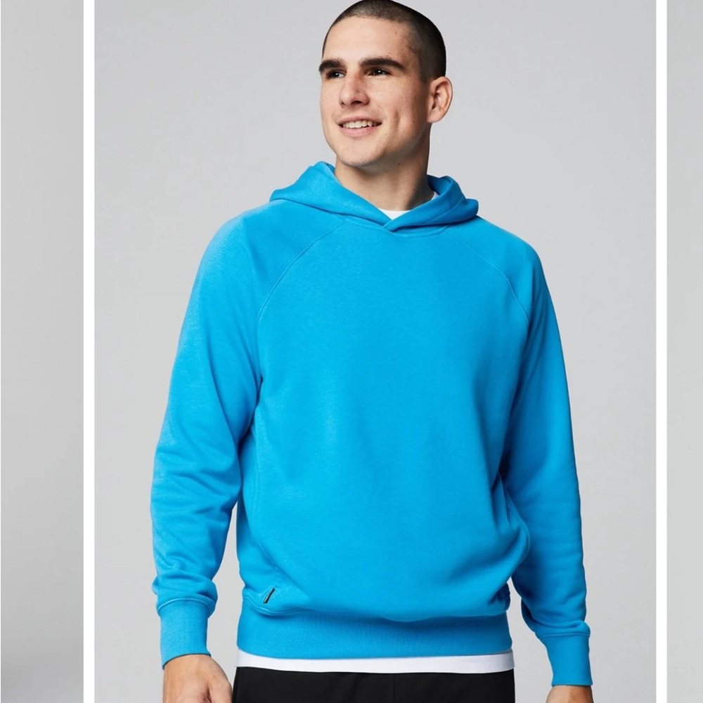 Fabletics Men’s Bright Blue Hoodie Sweatshirt
